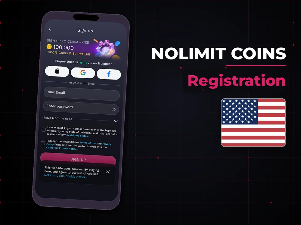 Nolimit Coins - Registration