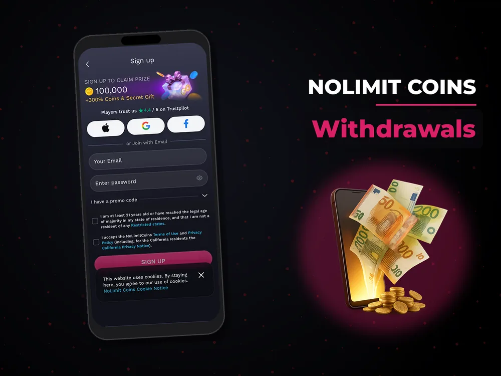 Nolimit Coins - Withdrawals