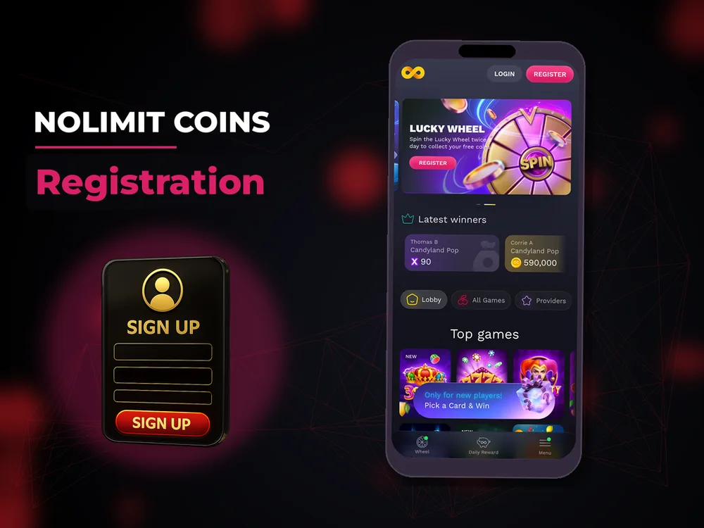 Nolimit Coins - Registration