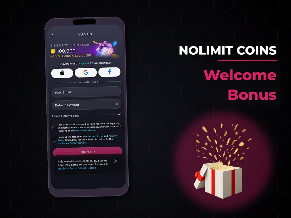 Nolimit Coins - Welcome Bonus